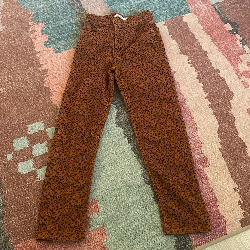 Levi’s Mid-Rise Animal Print Jeans